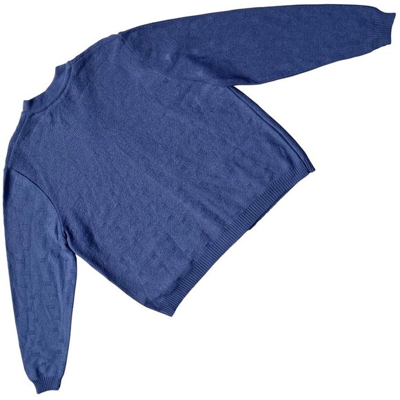 FREYA (Germany) Vintage Moss Stitch Garter Block Open Front Cardigan : L - Picture 2 of 7